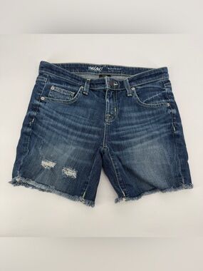 Mossimo Supply Co. Distressed Denim Cut Off Boyfriend Shorts Size 2 Women’s
